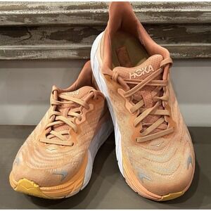 Hoka One One Arahi 7 Papaya Coral Women's Running Shoes Sz 7B